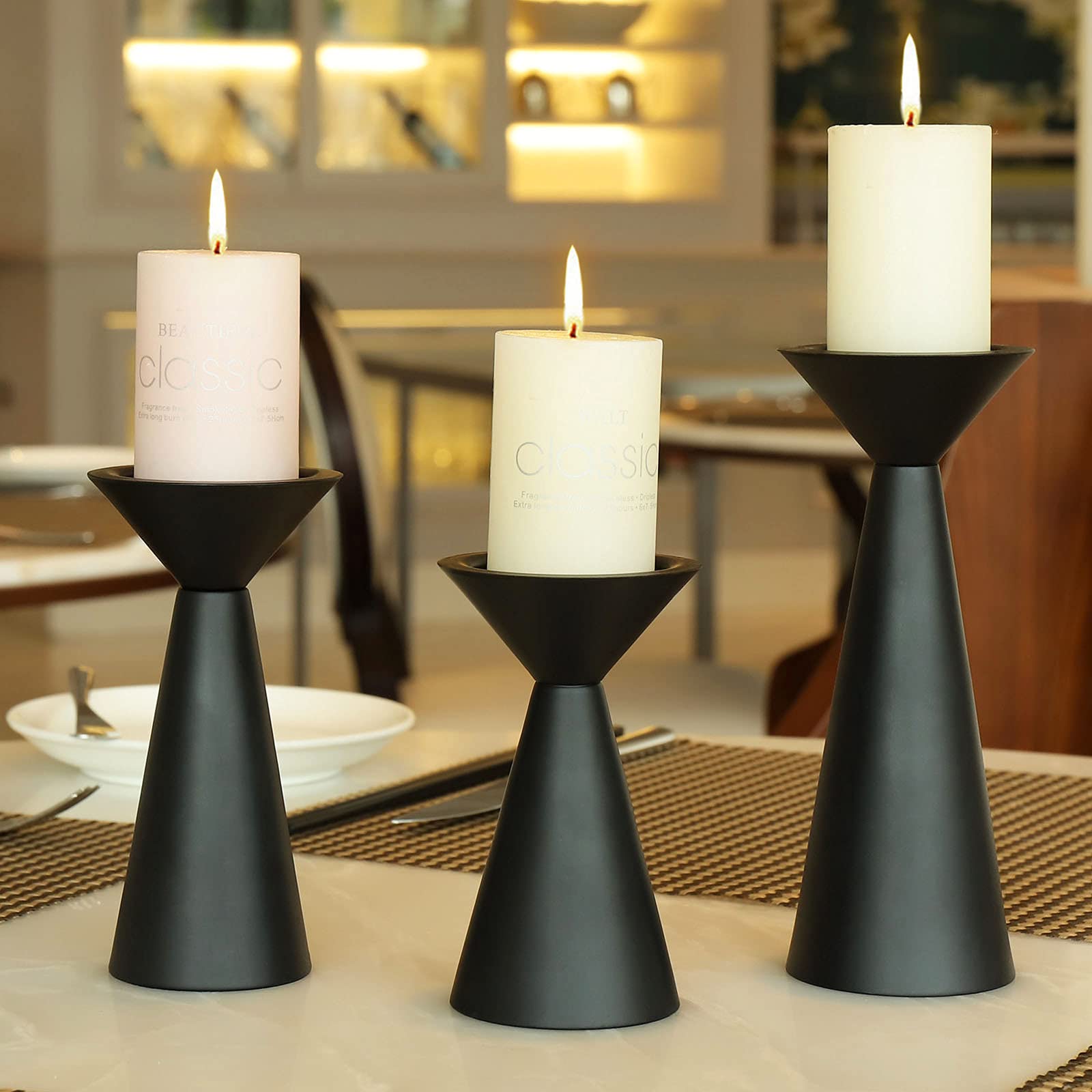 Candle Pillar Holder S/3